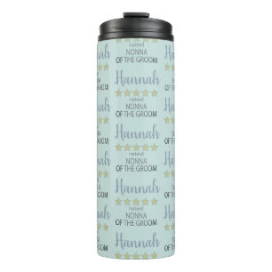 Bridal & Wedding Party 5 Star Nonna of Groom Thermal Tumbler