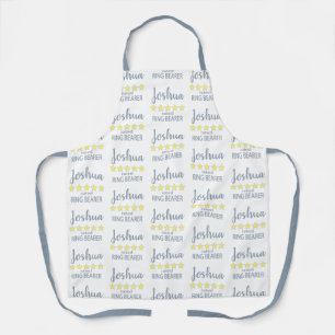 Bridal & Wedding Party 5 Star Ring Bearer Apron