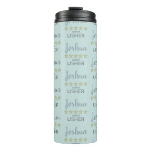 Bridal & Wedding Party 5 Star Usher Thermal Tumbler