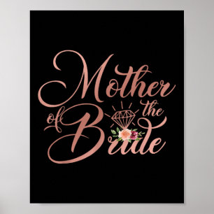 Bridal Wedding Shower Gift Mum Mother Of The Bride Poster