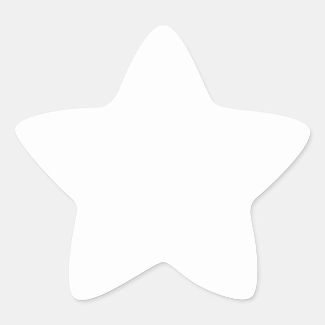 Bridal White Star Sticker (Front)