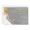 bridal wine invitation silver blonde pearls