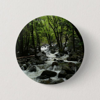 Bridalveil Creek in Yosemite National Park 6 Cm Round Badge