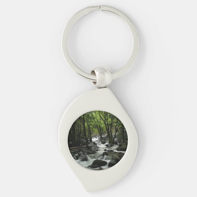 Bridalveil Creek in Yosemite National Park Key Ring (Front)