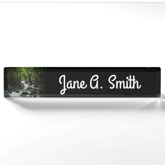 Bridalveil Creek in Yosemite National Park Nameplate
