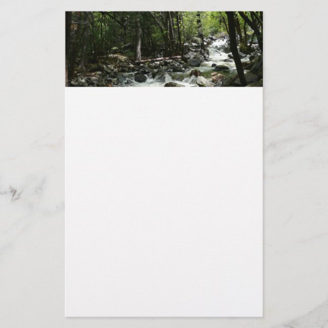 Bridalveil Creek in Yosemite National Park Stationery (Front)