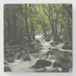 Bridalveil Creek in Yosemite National Park Stone Coaster