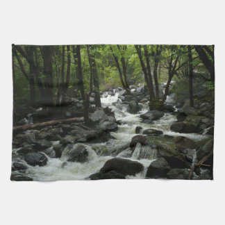 Bridalveil Creek in Yosemite National Park Tea Towel