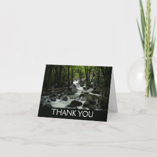 Bridalveil Creek in Yosemite National Park Thank You Card