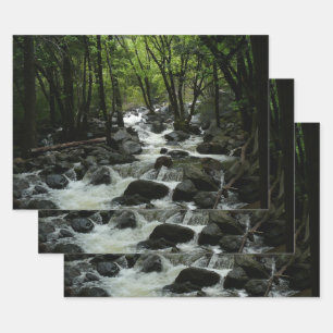 Bridalveil Creek in Yosemite National Park Wrapping Paper Sheet