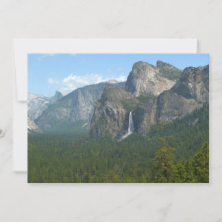 Bridalveil Falls and Half Dome at Yosemite Card