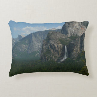 Bridalveil Falls and Half Dome at Yosemite Decorative Cushion