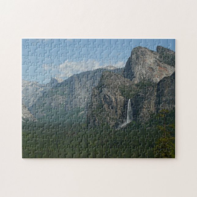 Bridalveil Falls and Half Dome at Yosemite Jigsaw Puzzle (Horizontal)