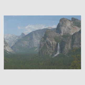 Bridalveil Falls and Half Dome at Yosemite Tissue Paper
