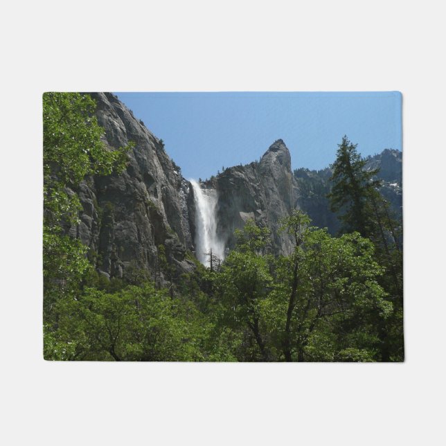 Bridalveil Falls at Yosemite National Park Doormat (Front)