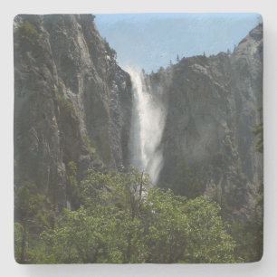Bridalveil Falls at Yosemite National Park Stone Coaster