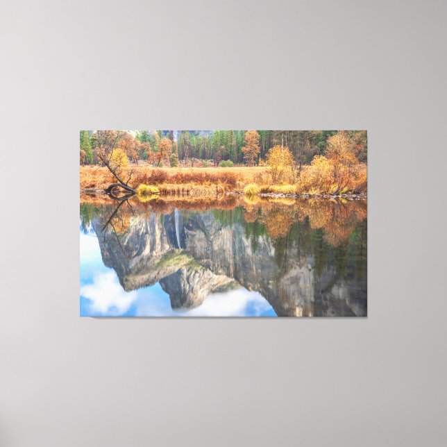 Bridalveil Falls Reflection Canvas Print (Front)