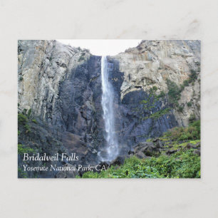 Bridalveil Falls, Yosemite National Park, CA Postcard