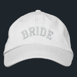 BRIDE<br><div class="desc">Fun cap for the Bride! 

 See also this Groom cap:</div>
