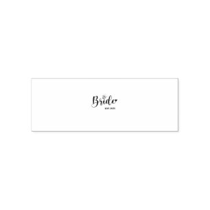 Bride 2025 Spring Wedding Announcement Marriage  Self-inking Stamp
