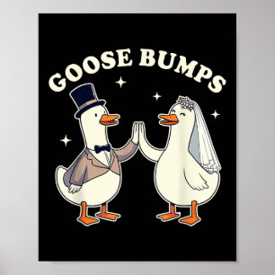 Bride &amp; Groom Bride To Be Silly Goose Wedding  Poster