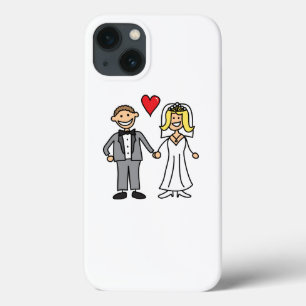 Bride And Groom (Add Your Own Text) iPhone 13 Case