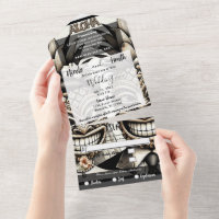 Bride and Groom Aloha Pineapple Tiki Head Wedding 