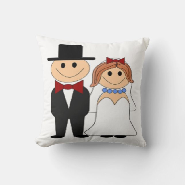 BRIDE AND GROOM CUSHION (Front)