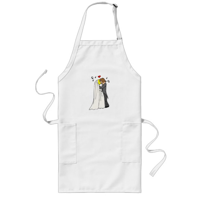 Bride and Groom Dance Long Apron (Front)