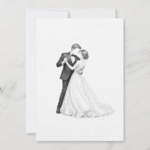 Bride and Groom First Dance Colouring Page Art