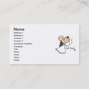 Bride and Groom First Dance T-shirts and gifts Business Card