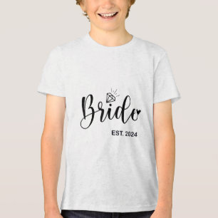 Bride And Groom Gnome For Garden Wedding Party Mr. Tri-Blend Shirt