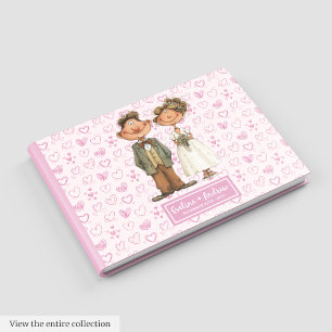 Bride and Groom Humour Wedding Guest book