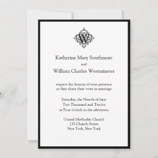 Bride And Groom Inviting Wedding Invitations