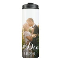 Bride and groom kissing