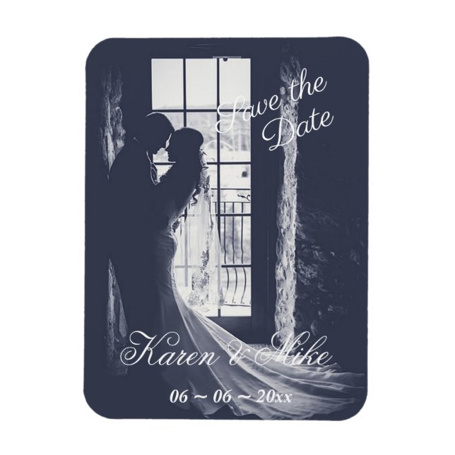 Bride and Groom Magnet (Vertical)