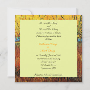 Bride and groom parents' invitation, wedding invitation