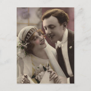 Bride and Groom Postcard
