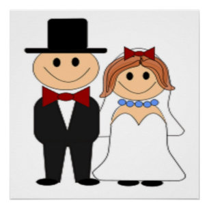 BRIDE AND GROOM POSTER
