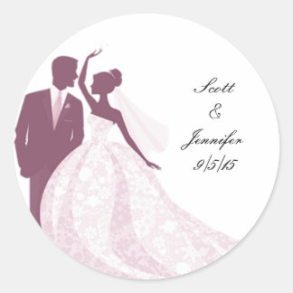 Bride and Groom Sticker