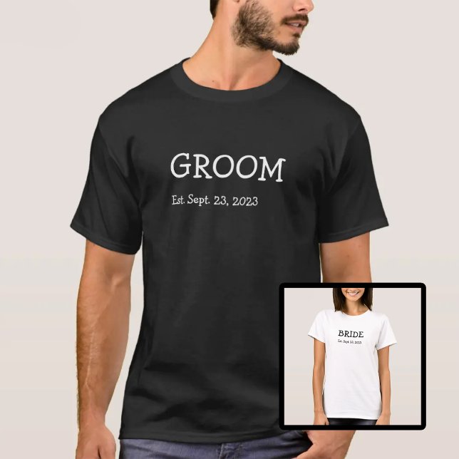 Bride and Groom Tshirts 2 (Creator Uploaded)