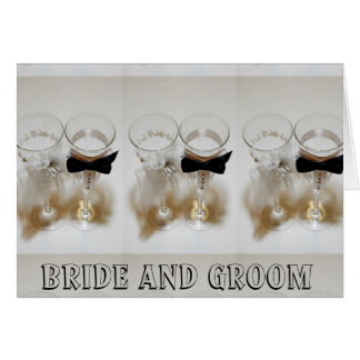 Bride And Groom Wedding Celebration Glasses