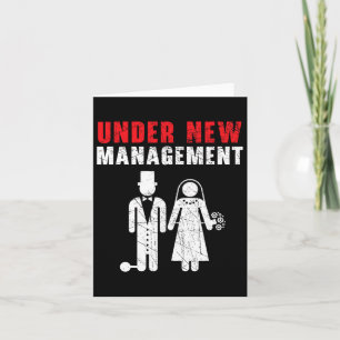 Bride And Groom Wedding Day Marriage Just Married  Card