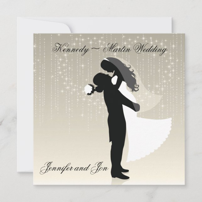 Bride and Groom Wedding Invitation (Front)