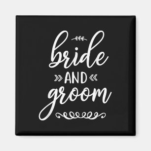 Bride And Groom Wedding Marriage Married Engaged Magnet