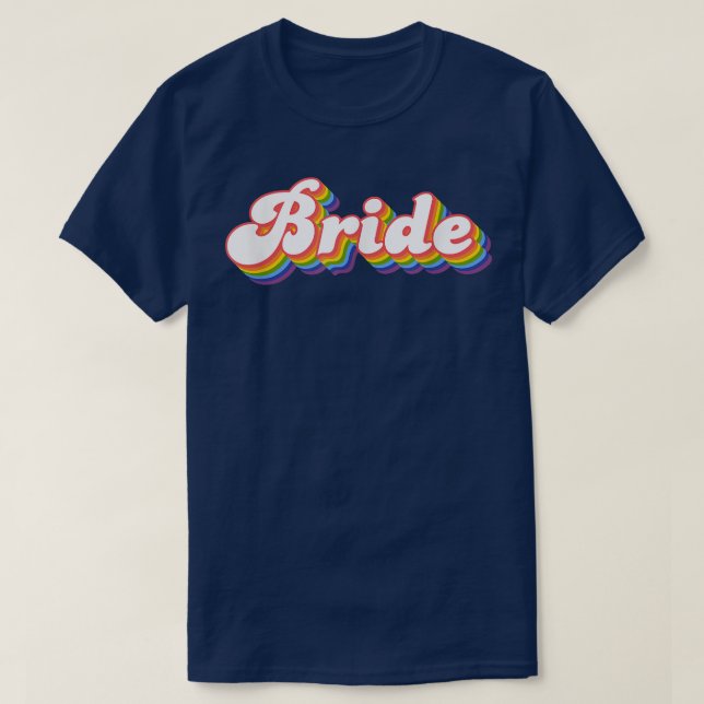 Bride Bachelorette Party Bridal  T-Shirt (Design Front)