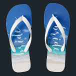 Bride Beach Wedding Beautiful Ocean Surf Jandals<br><div class="desc">This design was created through digital art. It may be personalised by clicking the customise button and changing the colour, adding a name, initials or your favourite words. Contact me at colorflowcreations@gmail.com if you with to have this design on another product. Purchase my original abstract acrylic painting for sale at...</div>