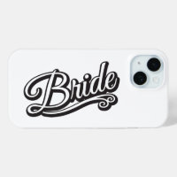 Bride black and white