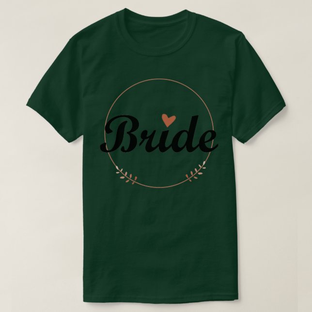 Bride black in a circle T-Shirt (Design Front)