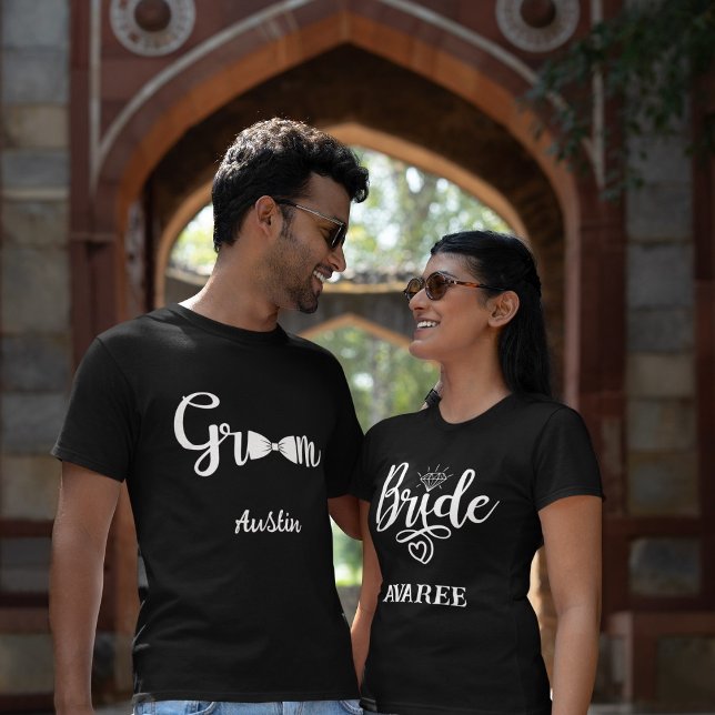 Bride Black White (name) T-Shirt (Creator Uploaded)
